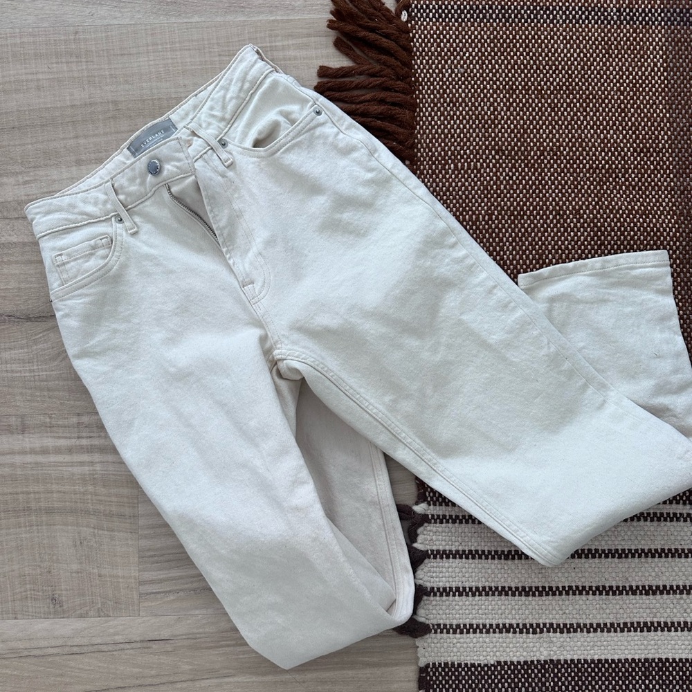 Everlane Off-White Denim Jeans